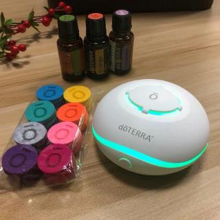 doterra logo เครื่องฟอกอากาศน้ํามันหอมระเหยแบบพกพาสําหรับรถยนต์