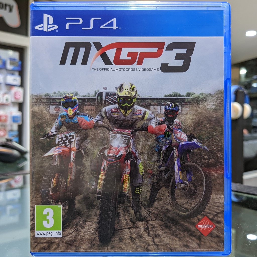 (ภาษาอังกฤษ) มือ2 PS4 MXGP3 เกมPS4 แผ่นPS4 มือสอง (เล่นกับ PS5 ได้ MXGP MX GP เกมแข่งรถ เกมรถแข่ง mo