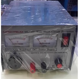 หม้อแปลงเร็กกูลเลเตอร์ รุ่น SPL-812 REGULATER ยี่ห้อSPECTRUMเร็กกูลเลเตอร์ปรับไฟ 0-15VDC 10/12AMP