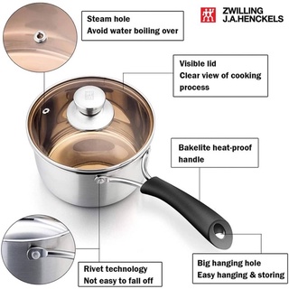 Zwilling j.a.henckels Multipurpose cooking pot หม้อด้ามสแตนเลสพร้อมฝาปิด