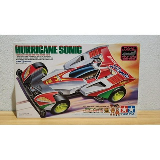 19415 Tamiya Mini 4WD Hurricane Sonic (Super TZ Chassis) (Made in JP) ฝาขาว