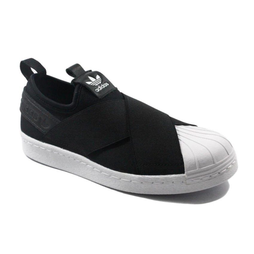 adidas รองเท้า SUPERSTAR Slip on รุ่น S81337 สีดำ (Black)