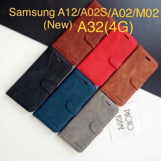 เคสหนัง Samsung A03S/A12/A22/A32(4G)/A02/M02/A02S (สินค้าบริษัทแท้)