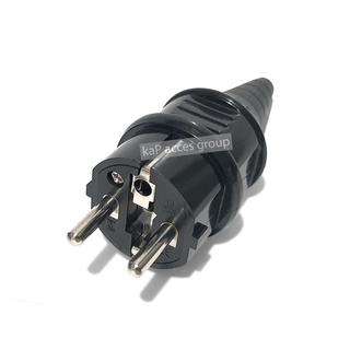 หัวปลั๊ก ตัวผู้ ขากลม IP44 EU (2P+E) 16A 250V ไฟฟ้า