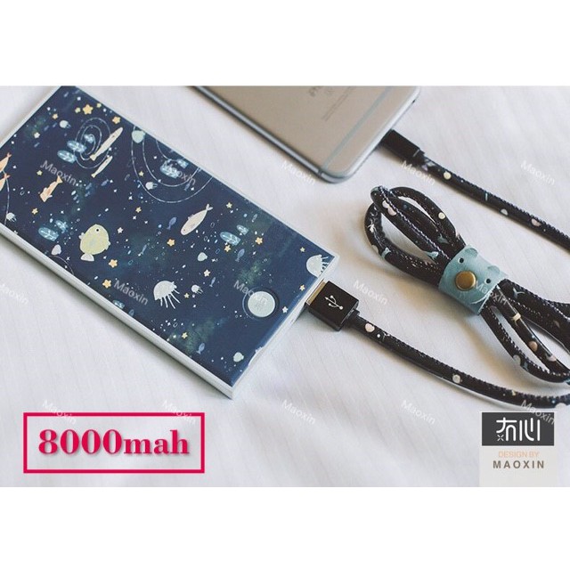 สินค้าพร้อมส่ง>0<🔥🔥Maoxin power bank 8000mah New.