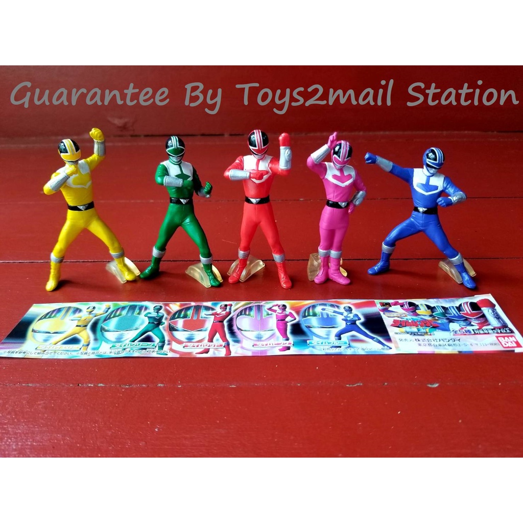 [RARE สินค้ามือ 2 สภาพดี รบกวนอ่านรายละเอียด] BANDAI GASHAPON : HG SERIES SUPER SENTAI TIME RANGER