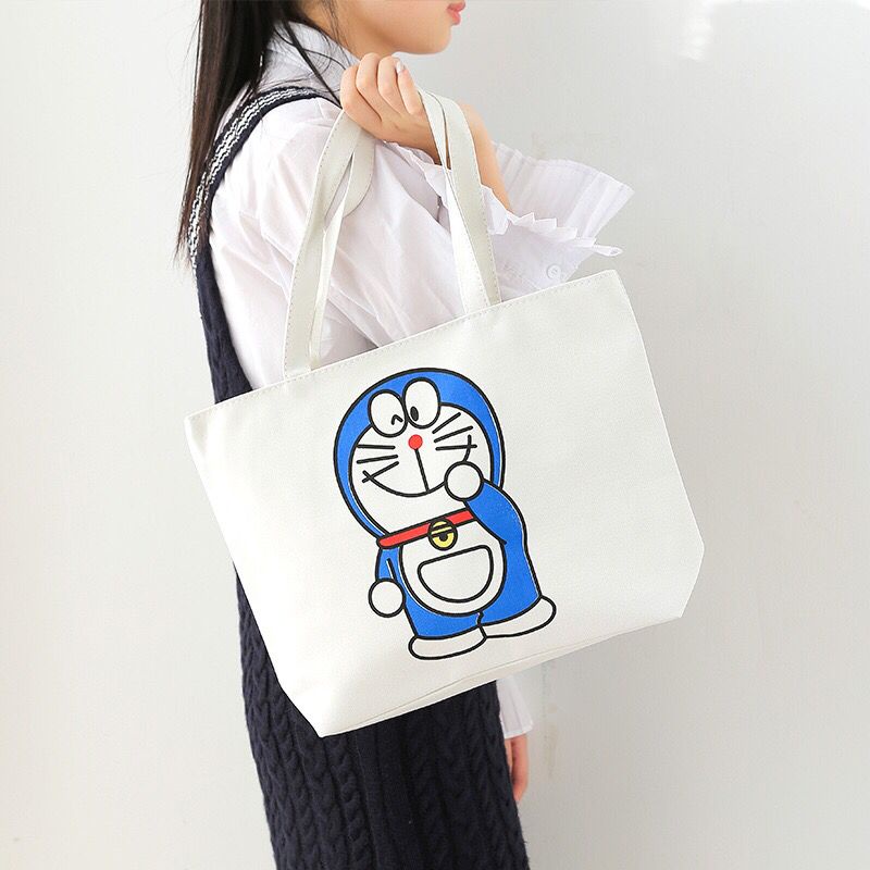Bao809 กระเป๋าผ้า TOTE สไตล์ญี่ปุ่นกระเป๋าผ้านิ่ม.เนื้อผ้าดี.ใส่ของได้เยอะมีซิปด้วย.pink girl123