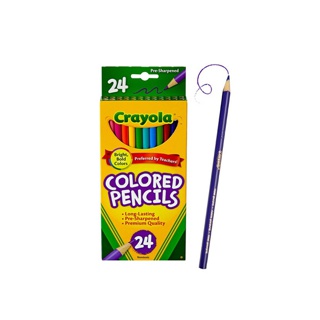 Crayola เครโยล่า สีไม้ไร้สารพิษ 100% 24 สี