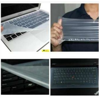 สำหรับจอ15-17 Inch General Silicone Laptop Keyboard Cover Protector Water Proof Dust Proof Protective Film For Apple Mac
