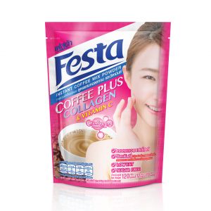 Festa Coffee Plus Collagen & Vitamin C 120 กรัม(12กรัม*10ซอง)