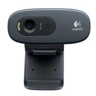 Logitech C270 Webcam กล้องเว็บแคมสำหรับวิดีโอคอล HD 720p/30fps ปรับแสงได้อัตโนมัติ ไมค์ตัดเสียงรบกวนในตัว
