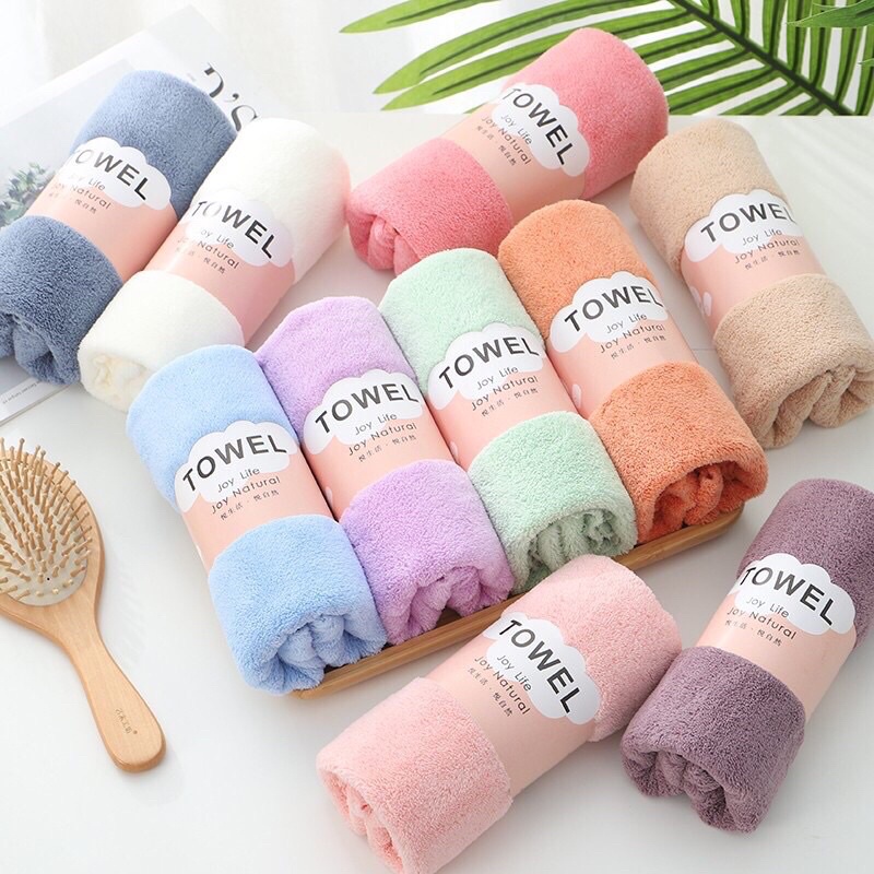 365mallshop UR7(ร้านไทย)ผ้าเช็ดหน้า-ตัวเนื้อผ้านาโน ซึมซับน้ำได้ดี ขนาด 35×75cm (ของแจก-แถม-ชำร่วย)