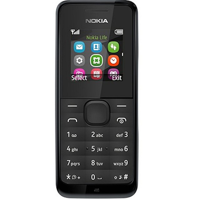 มือถือปุ่มกด มือถือทรู โทรศัพท์มือถือโนเกียปุ่มกด  NOKIA 105  (สีดำ) 3G/4G รุ่นใหม่ 2034