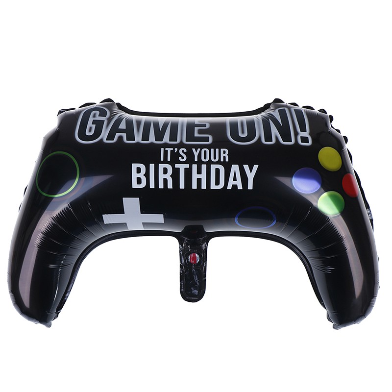 คอนโซลอุปกรณ์เสริมNew 64 x 40 cm game controller mylar foil balloon