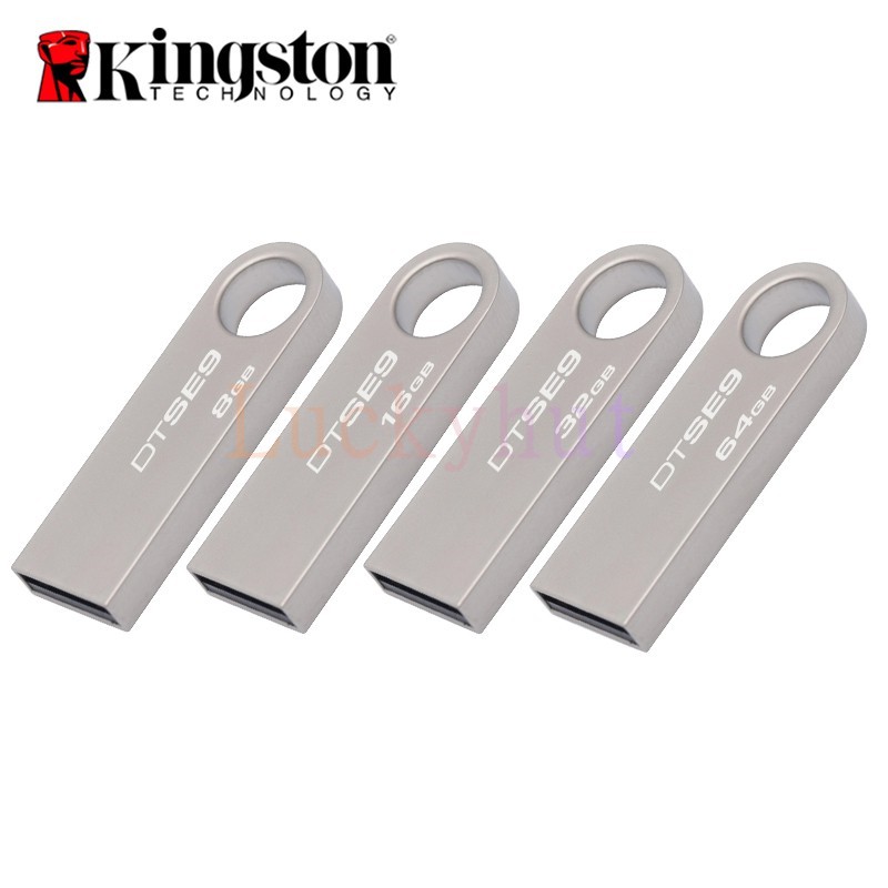 Kingston แฟลชไดรฟ์ Dtse9H 8GB 16GB 32GB 64GB De Dados Se9 Usb 2.0 สําหรับเดินทาง