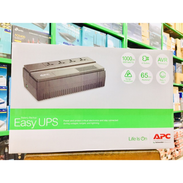 BV1000I-MS UPS 1000VA 600Watts เครื่องสำรองไฟ APC ออกใบกำกับภาษีได้