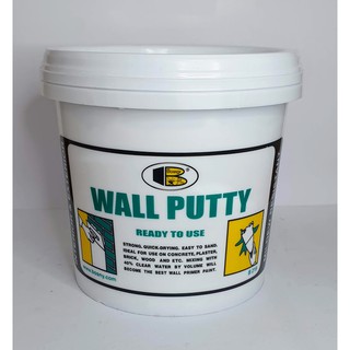 Bosny Wall Putty สีโป้ว ซ่อมผนัง ซ่อมรอยแตกร้าว 1.5 กก. BOSNY Wall Putty B219 บอสนี่ โป้วกำแพง สีโป๊