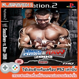 แผ่นเกมส์ PS2 - WWE SmackDown vs Raw 2009