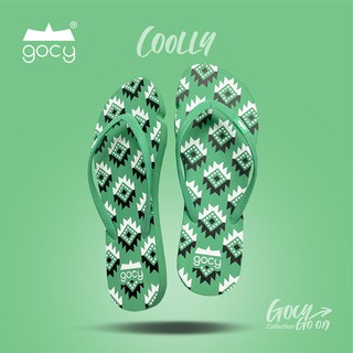 Gocy รุ่น Coolly Jade Green รองเท้าแตะยางธรรมชาติ