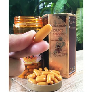 Wealthy Health นมผึ้งสีทองเกรดพรีเมี่ยม6% 1600 mg 365 เม็ด E…