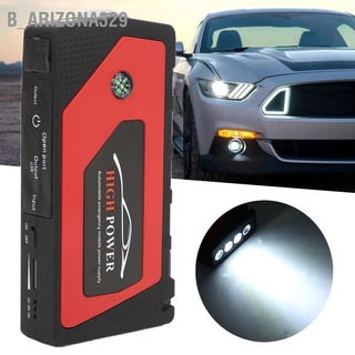 B_Arizona329 จั๊มสตาร์ทรถยนต์ 18000Mah 12V 600A แบตเตอรี่บูสเตอร์ เอาท์พุต Usb 4 ช่อง พร้อมเข็มทิศ ไฟ Led สําหรับ Eu 100‐240V