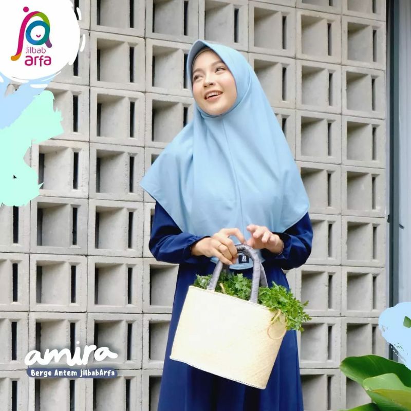AMIRA Arfa Bergo AMira Hijab Sport Bergo Instant Afra Hijab Part 2