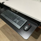 reviewราคาโปร3 3ที่วางคีย์บอร์ด แบบหนีบโต๊ะ Keyboard tray ถาดวางคีย์บอร์ด ไม่ต้องเจาะโต๊ะ ติดตั้งง่าย แข็งแรง สวยงาม comment 3