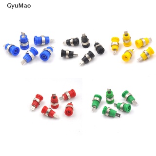 [cxGYMO] 5Pcs 4mm Banana Plugs Female Jack Socket Plug Wire Connector 5 Colors  HDY