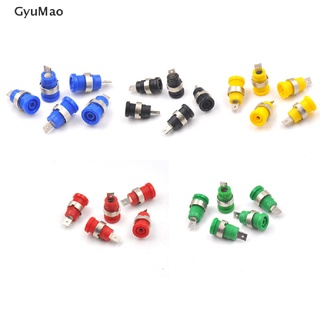 [cxGYMO] 5Pcs 4mm Banana Plugs Female Jack Socket Plug Wire Connector 5 Colors  HDY