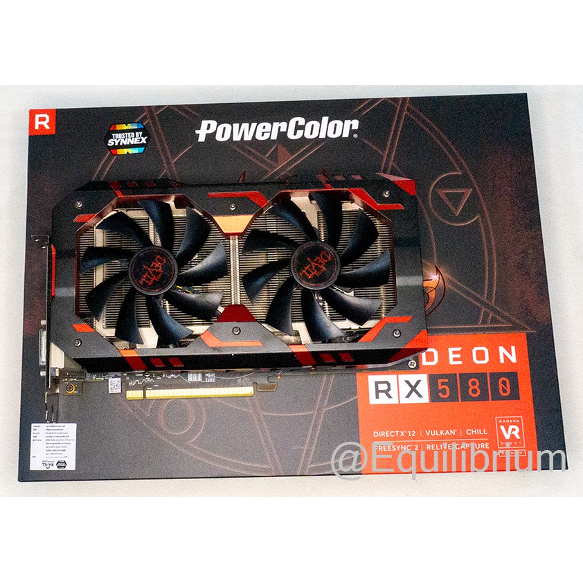 VGA การ์ดจอ AMD RX580 8GB PowerColor Red Devil DDR5 Ram Micron (DG1802068878)