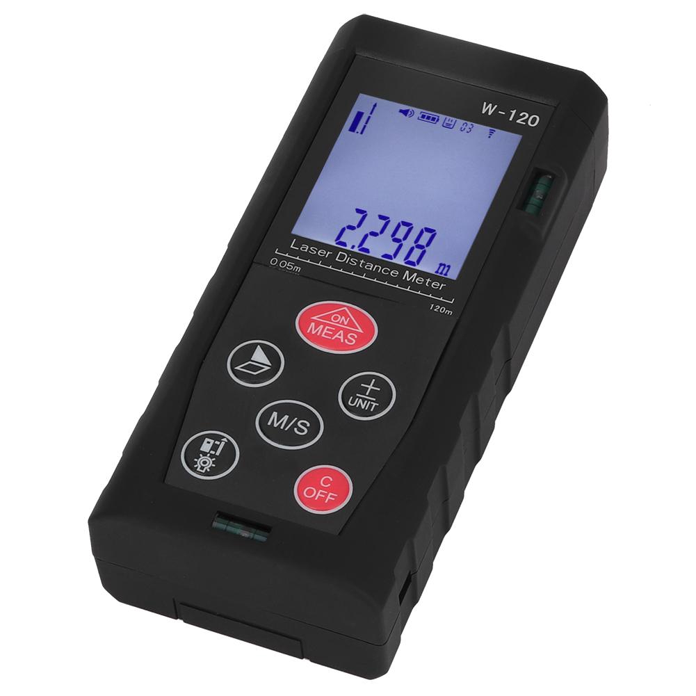 Double Tool Rangefinder W-120 Distance Bubble Digital Black Horizontal ...