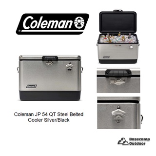 Coleman JP 54 QT Steel Belted Cooler Silver/Black