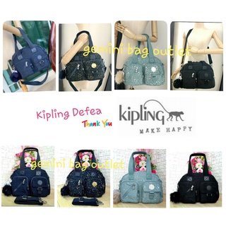 *ส่งฟรี ไม่ใช่โค๊ด !! ของแท้ ✔️ พร้อมส่งค่ะ▪️13 นิ้ว ▪ 🐒 KIPLING DEFEA WOMENS SATCHEL BAG