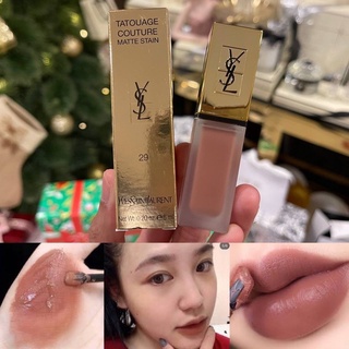 ลิปสติก YSL Tatouage Couture Matte stain 6ml สี 29 Twisted nude