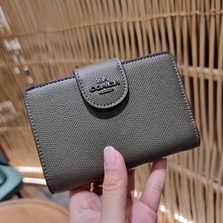 📮ส่งฟรี ‼️ COACH 6390 MEDIUM CORNER ZIP WALLET