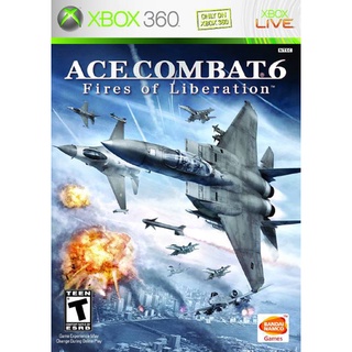 Ace Combat 6 Fires of Liberation xbox360 เลือกโซนPAL/NTSC-U แผ่นเกมXbox 360 แผ่นไรท์สำหรับเครื่องที่แปลงแล้ว LT/RGH