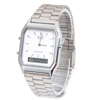 นาฬิกา รุ่น Casio นาฬิกาข้อมือ Standard รุ่น AQ230A-7D (Silver) จากร้าน henghengwatch