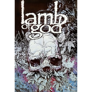 โปสเตอร์ รูปถ่าย แลมบ์ ออฟ ก็อด Lamb of God POSTER 24”x35” Inch American Heavy Metal Band V3