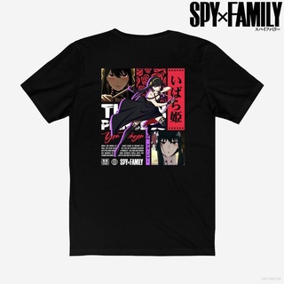 เสื้อยืดแขนสั้นลําลอง ทรงหลวม พิมพ์ลายอนิเมะ Spy X Family Yor Forger Thorn Princess น่ารัก พลัสไซซ์