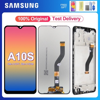 6.2&amp;quot;อะไหล่หน้าจอสัมผัส LCD แบบเปลี่ยน สําหรับ Samsung galaxy A10s SM-A107F SM-A107M