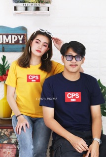 เสื้อยืดคอกลม แขนสั้นปัก CPS 1980 (SML) มีเก็บปลายทาง