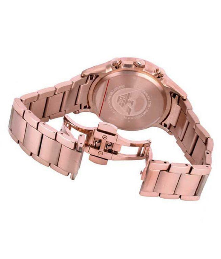 EMPORIO ARMANI นาฬิกาผู้หญิง รุ่น AR2452 Classic Chronograph - Rose Gold