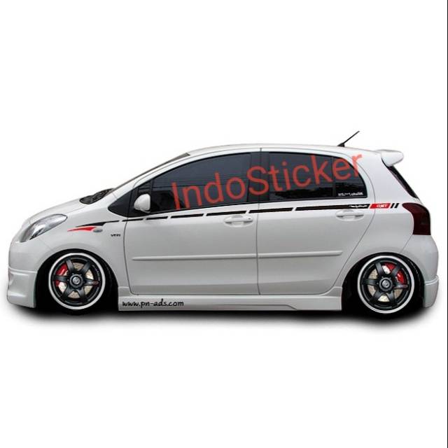 สติ๊กเกอร์ติดรถ Brio Yaris Honda jazz, สติ๊กเกอร์แถบสากล Mirage Ayla