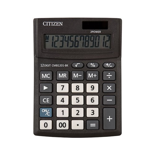 CITIZEN เครื่องคิดเลข รุ่น CMB1201-BK