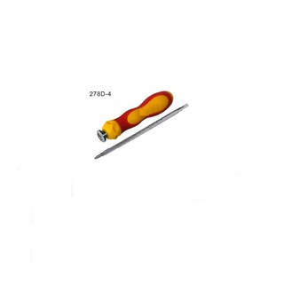 WORK : Adjust and Interchangable Screw Driver 2 - 3 inch ไขควงสลับแบน-แฉก ขนาด 3 นิ้ว จำนวน 1 ตัว