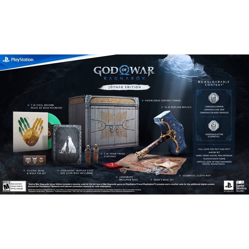 (พร้อมส่ง) God of War Ragnarok Jotnar Edition