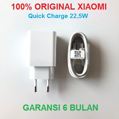 XIAOMI Charger 22.5W MDY-11-EP + Type C Redmi Note 7 8 Pro ของแท้
