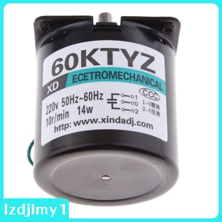 [In Stock] 60KTYZ 220V 10RPM มอเตอร์ซิงโครโนมอเตอร์ไฟฟ้า 50-60HZ 14W