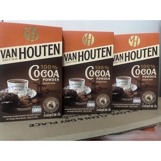 COCOA VAN ผงโกโก้ โกโก้ Van Houten Cocoa Powder  ผงโกโก้แวนฮูเทน โกโก้ผงแวนฮูเต็น CoCoa Van Houten