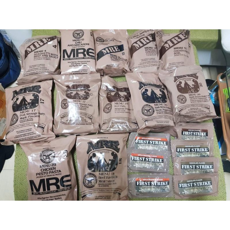 MRE USA อาหารทหาร MRE US MREสหรัฐ MREอเมริกา อาหารพร้อมรับประทาน